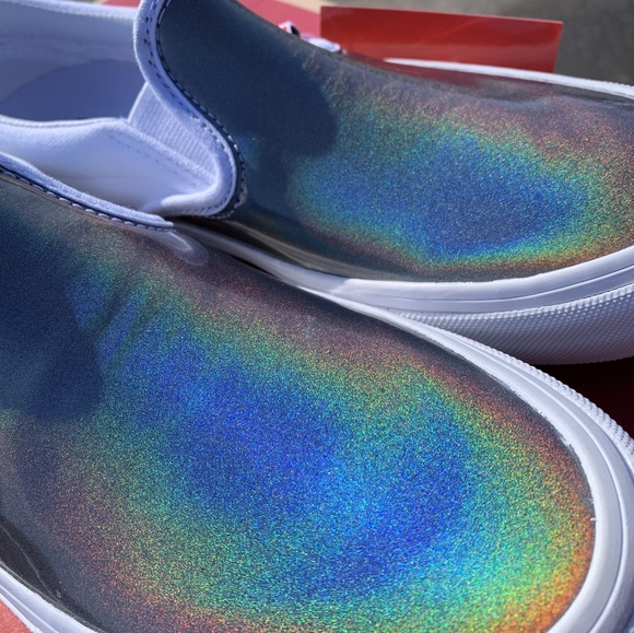 RESTOCKED Van's Slip-On Pro Silver Rainbow Various - Picture 6 of 9
